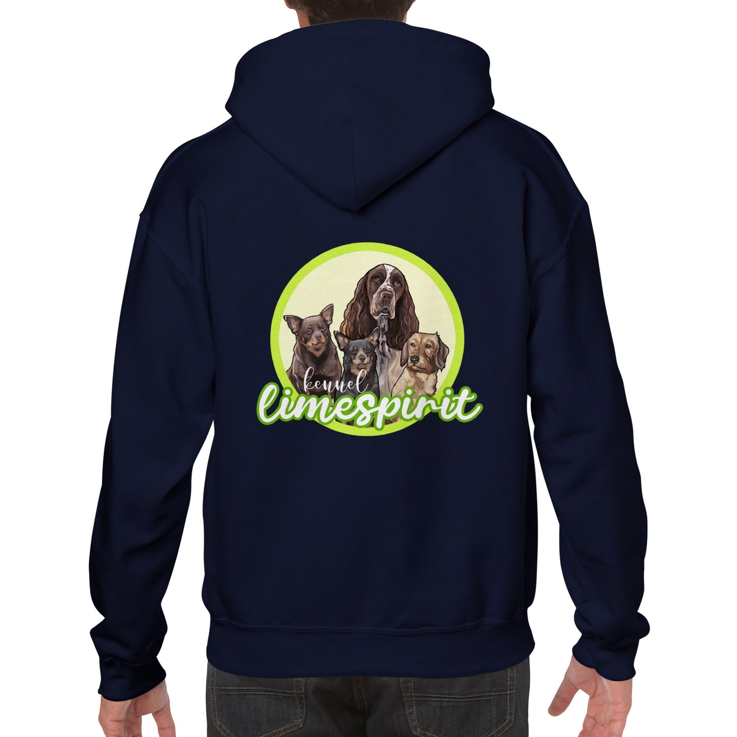 Limespirit unisex huppari kaksipuoleisella painatuksella