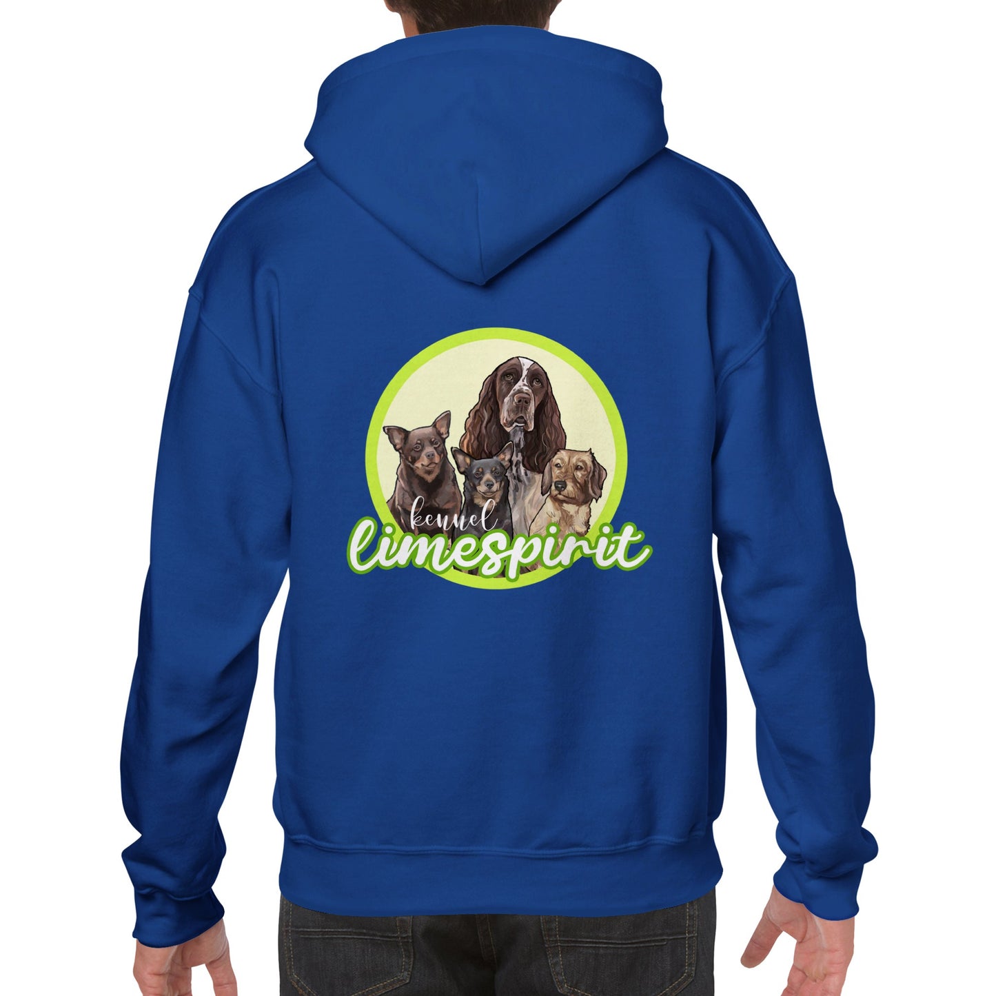 Limespirit unisex huppari kaksipuoleisella painatuksella
