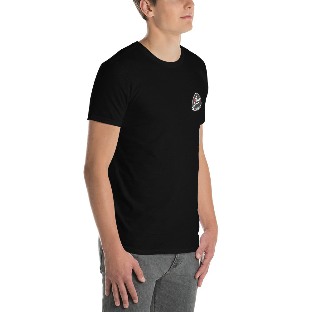 AMY:n unisex t-paita painetulla logolla
