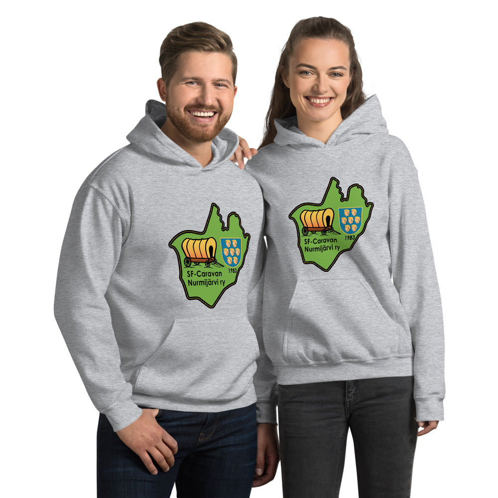 Unisex huppari SF-Caravan Nurmijärvi logolla