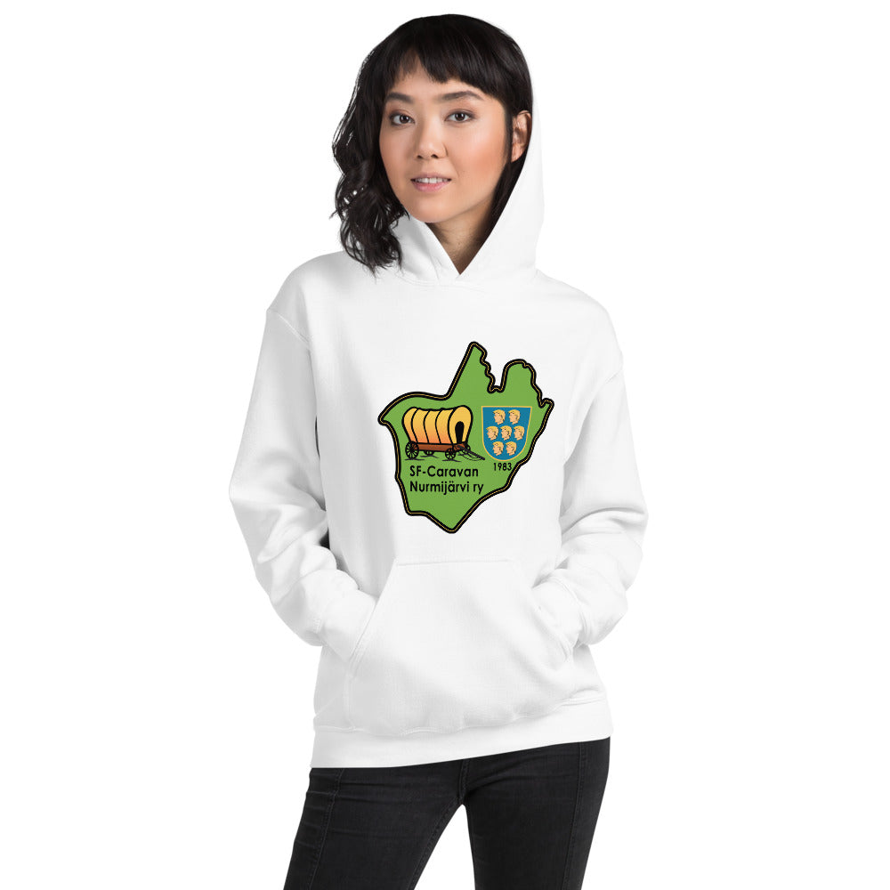Unisex huppari SF-Caravan Nurmijärvi logolla