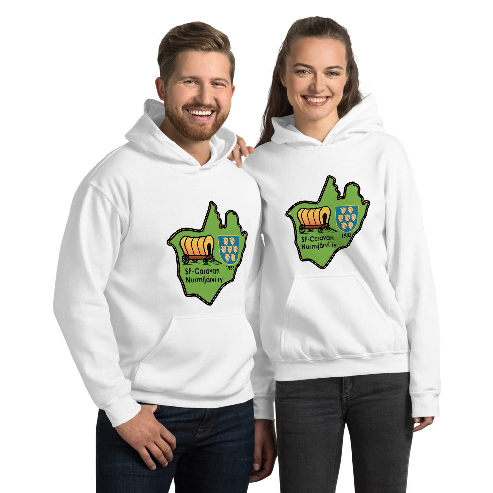 Unisex huppari SF-Caravan Nurmijärvi logolla
