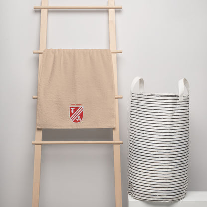 Turkkilainen puuvillapyyhe Toijalan Moottorivenekerhon Logolla