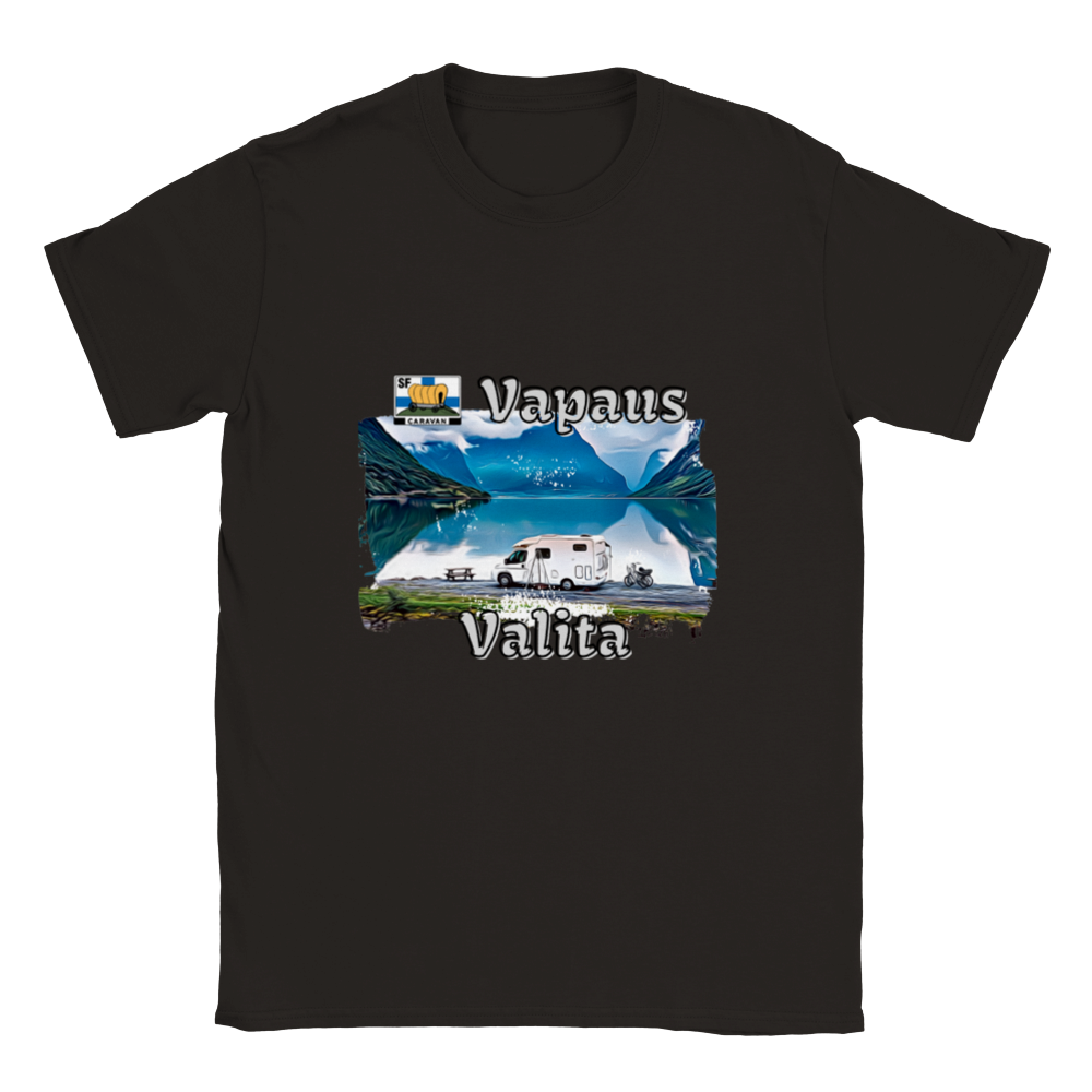 T-Paita "Vapaus Valita" Puskaparkki teemalla