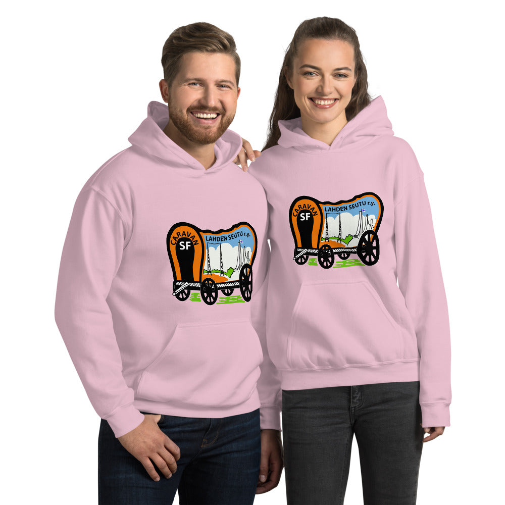 Unisex Huppari SF-Caravan Lahden Seutu logolla